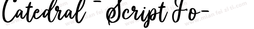 Catedral – Script Fo字体转换